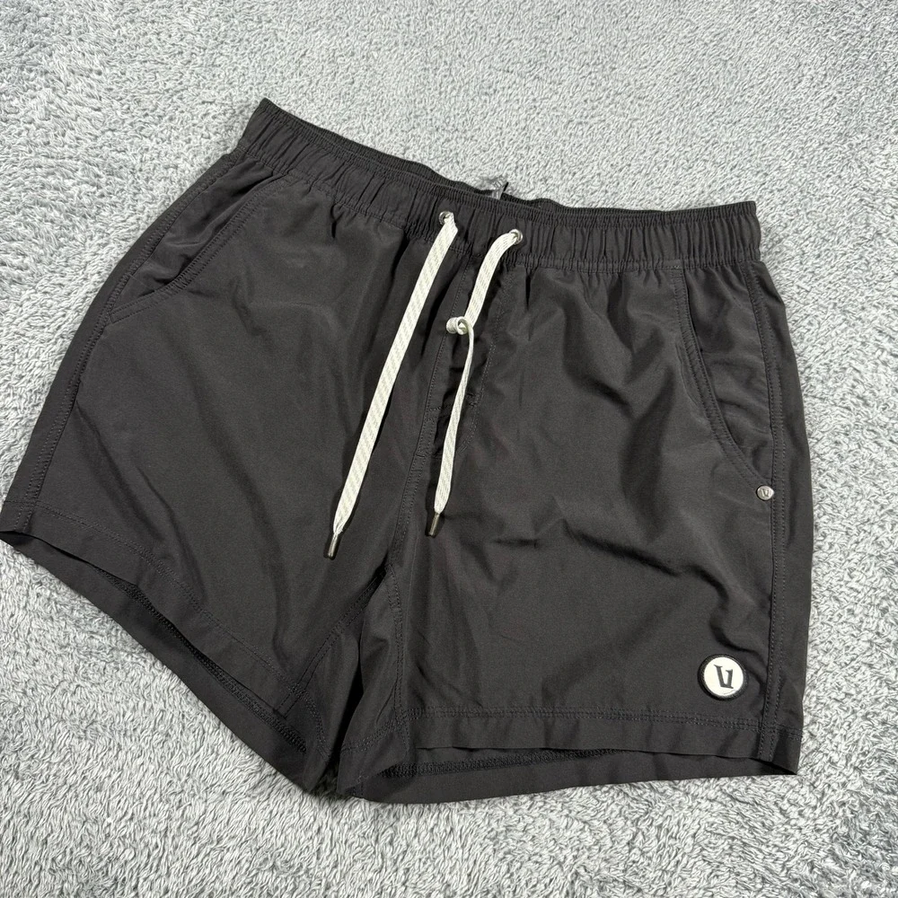 Vuori Kore Shorts Mens Medium Black Performance Drawstrings Athletic Gym - Picture 2 of 7